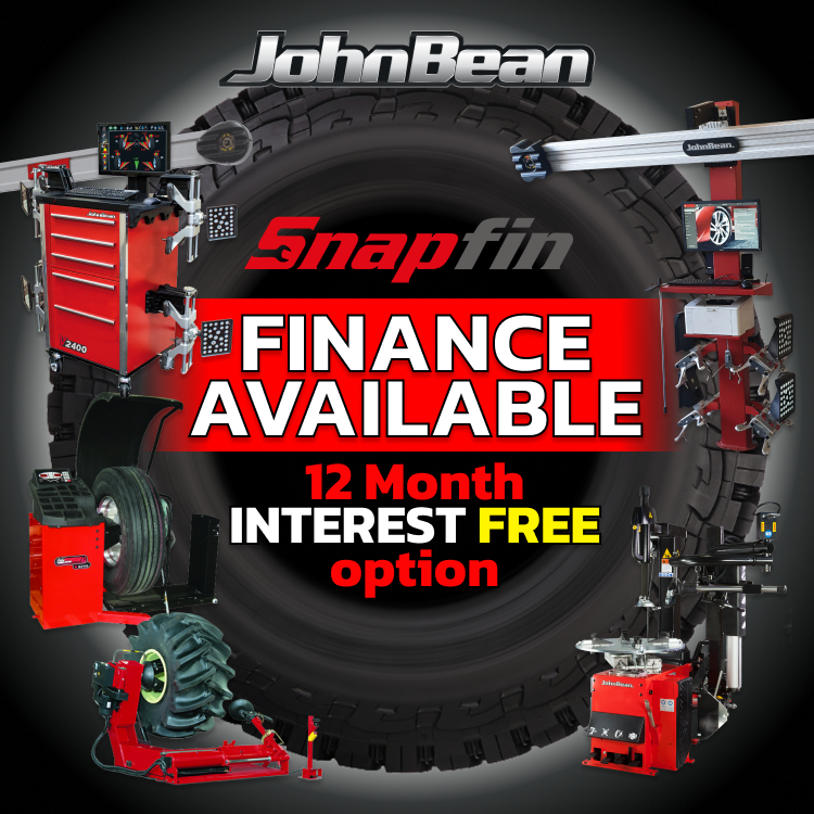 JohnBean Wheel Service Equipment Snapfin Finance Available 12 Month Interest FREE option